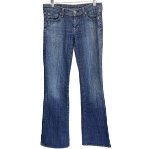 Citizens Of Humanity Jeans Womens 28 Blue Denim Bootcut Mid Rise Stretch